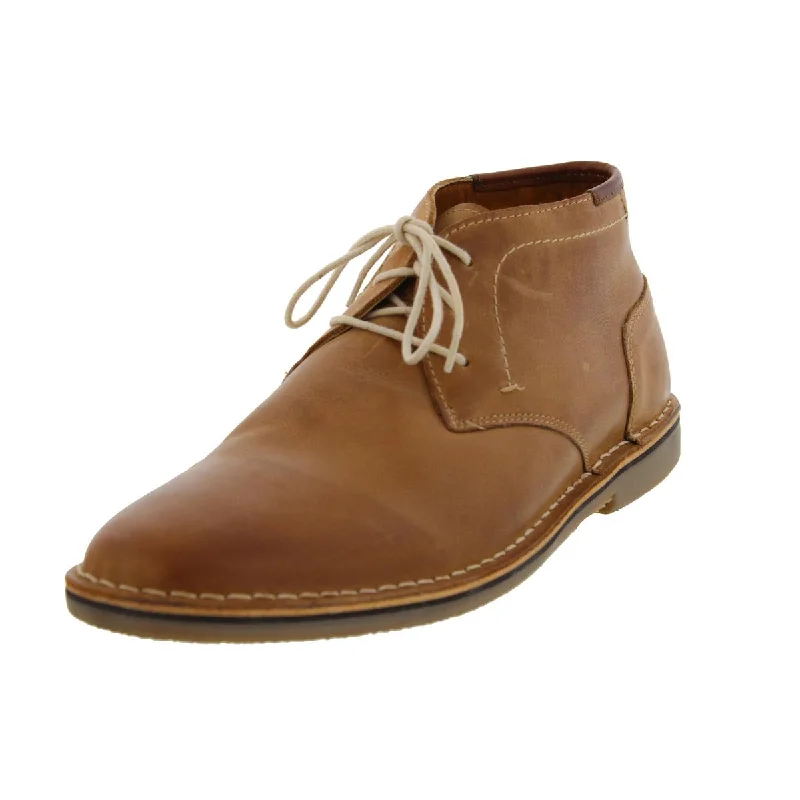 Steve Madden Mens Hestonn Lace-Up Chukka Chukka Boots