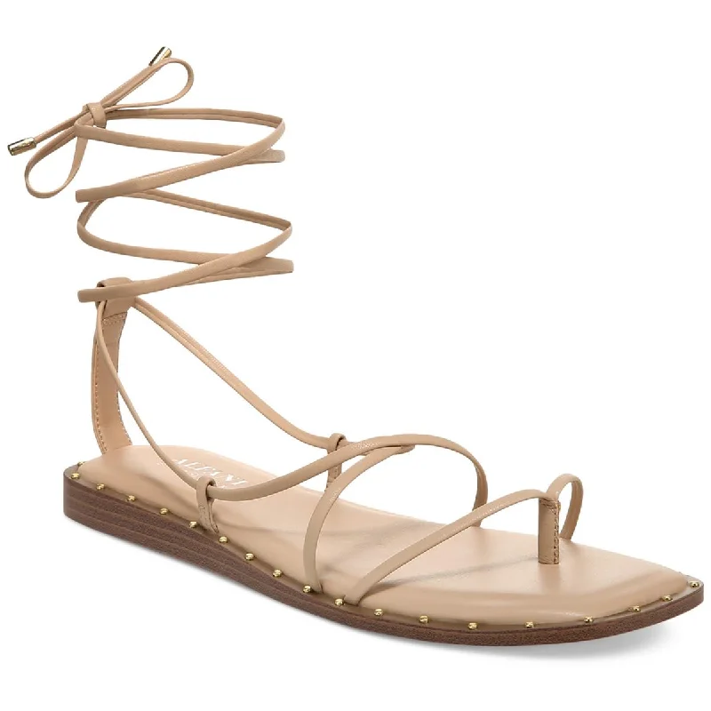 Sandals with bright accents -Alfani Womens Novaraa Faux Leather Casual Strappy Sandals