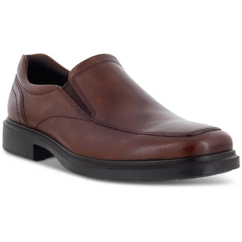 Comfortable loafers for relaxed night calm-ECCO Mens Helsinki 2.0 Leather Square Toe Loafers