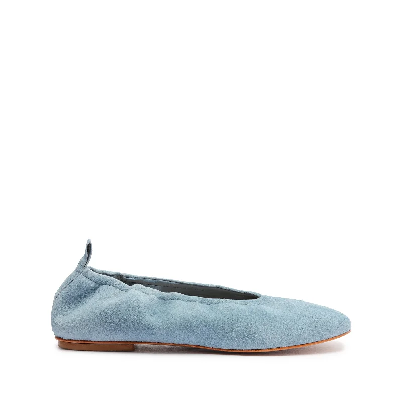 Flats with faint sparkle hues -Eudora Nubuck Flat