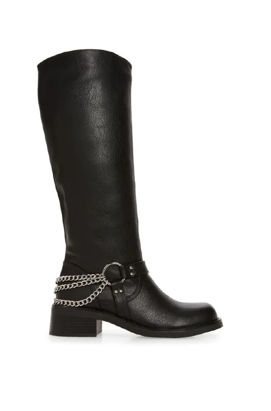 GARDNER-BLACK FLAT BOOTIE