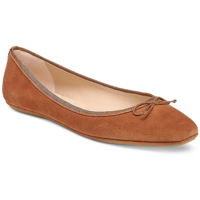 Flats for casual summer scenes -Veronica Beard Womens BEATRIX Suede Slip On Moccasins