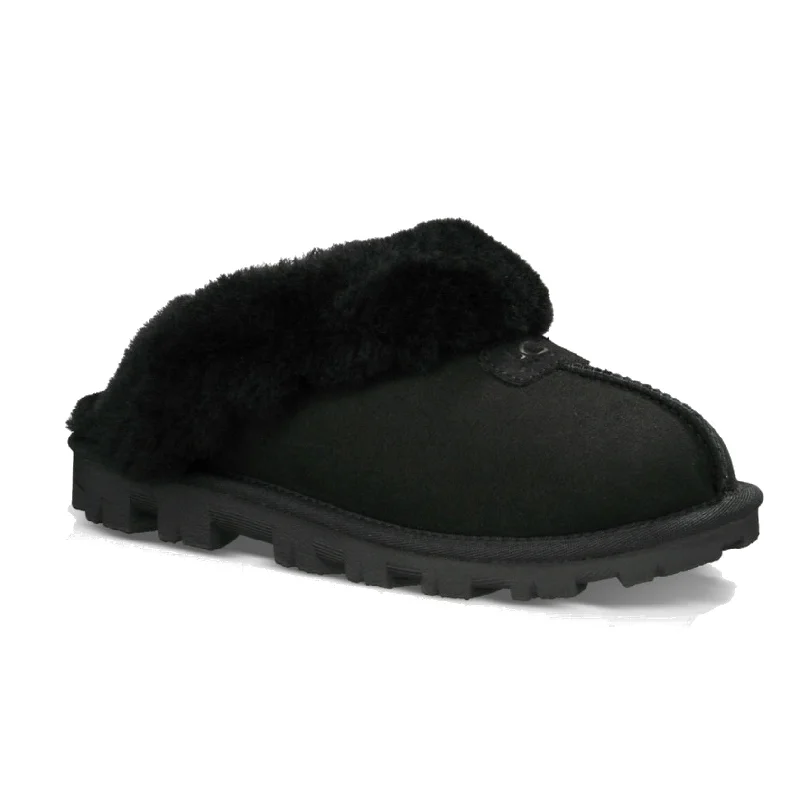 Slippers with bright nap tops -UGG® Women's Coquette Slipper - Black