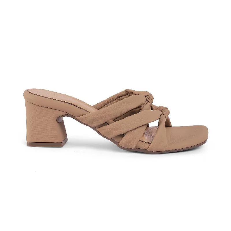 Waterproof sandals for water sports -Tresmode Sofstrip Beige Women's Casual Block Heel Sandals