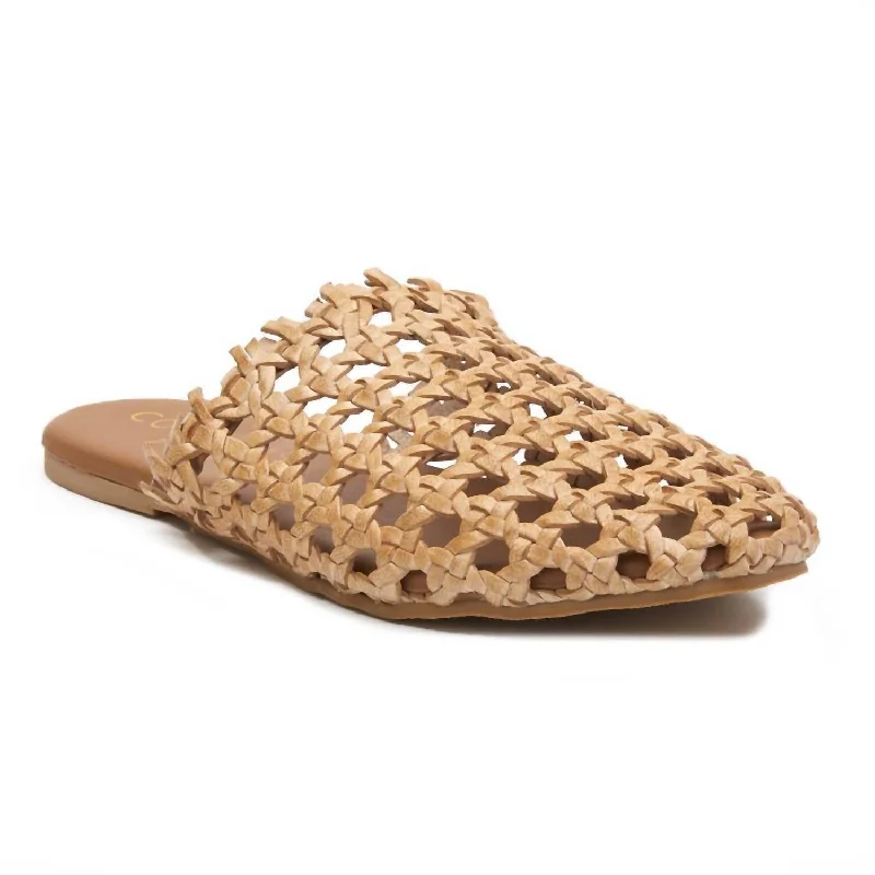 Slippers with home nap haven -Safari Slip On Shoe In Natural