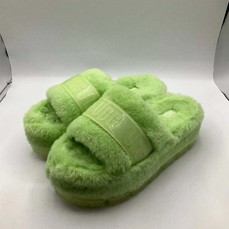 Slippers for home nap jaunts -Slippers By Ugg In Green