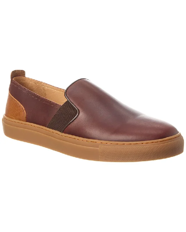 Warfield & Grand Bona Leather Slip-On Sneaker