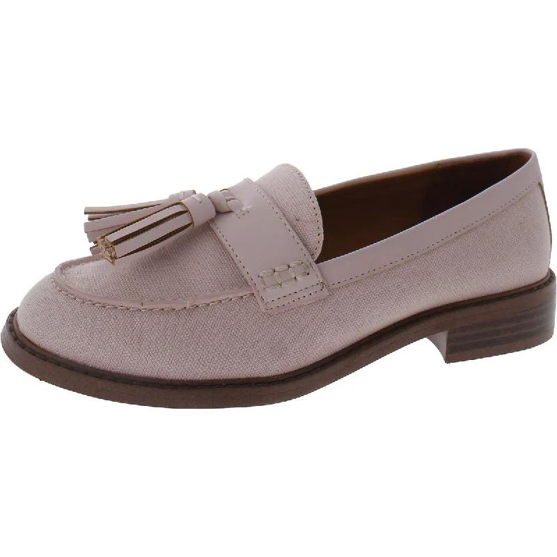 Stylish loafers for urban night refinement-Franco Sarto Womens Carolyn Low 2 Canvas Loafers