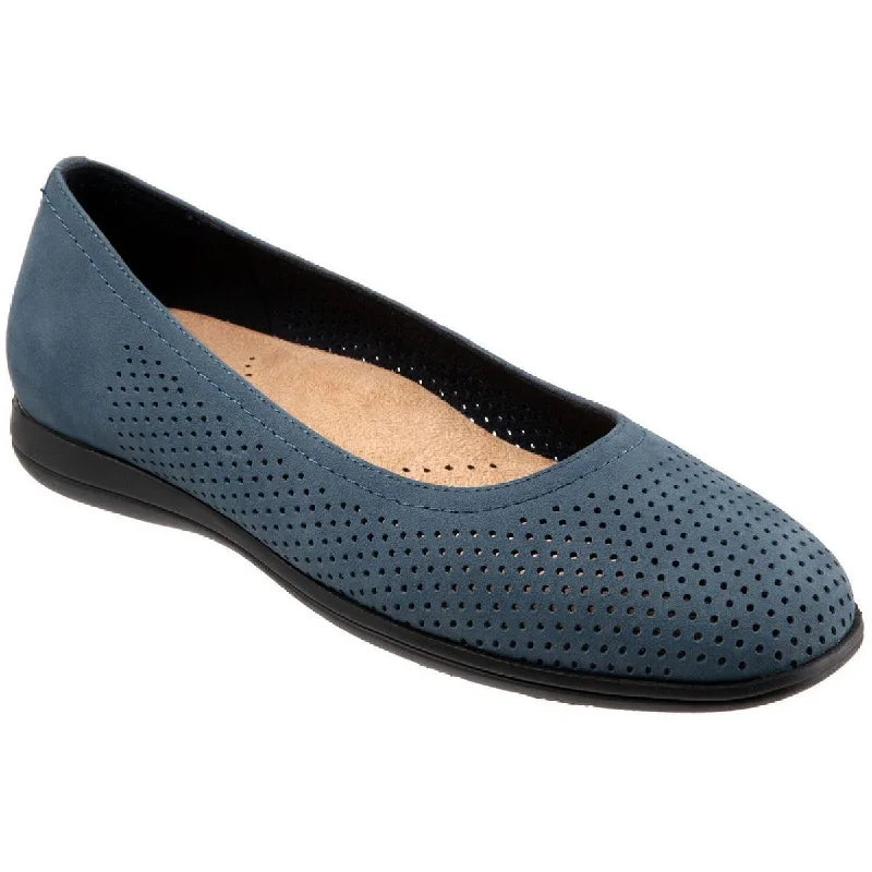 Flats for indoor dusk vibes -Trotters Womens Darcey Leather Slip On Flats