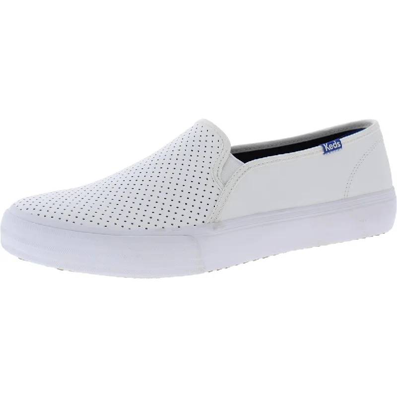 Trendy loafers for modern night sophistication-Keds Womens Leather Perforated Loafers