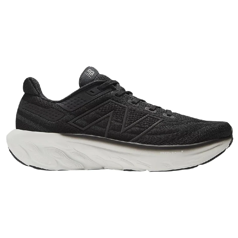 Running shoe with wet-safe run tops -New Balance Fresh Foam X 1080v13 Black/White Running Shoe (Men's)