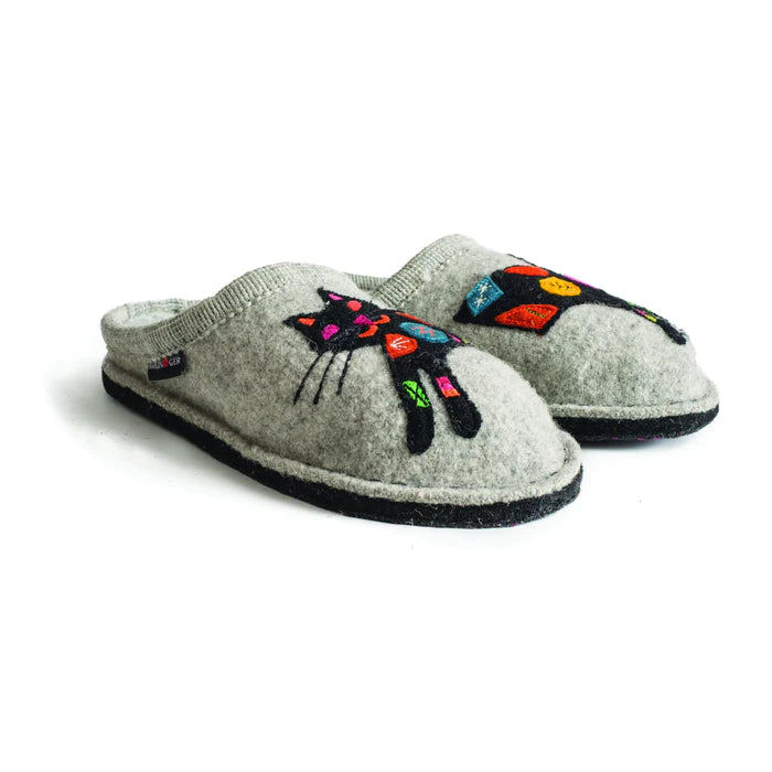 Slippers with deal nap hush -Haflinger Women's Sassy Slippers - Silver