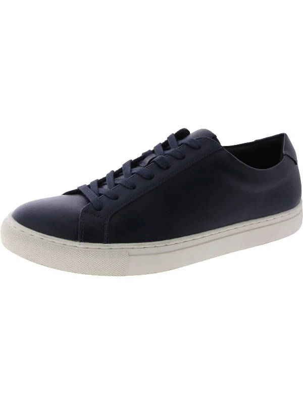 Womens Faux Leather Lifestyle Casual And Fashion Sneakers