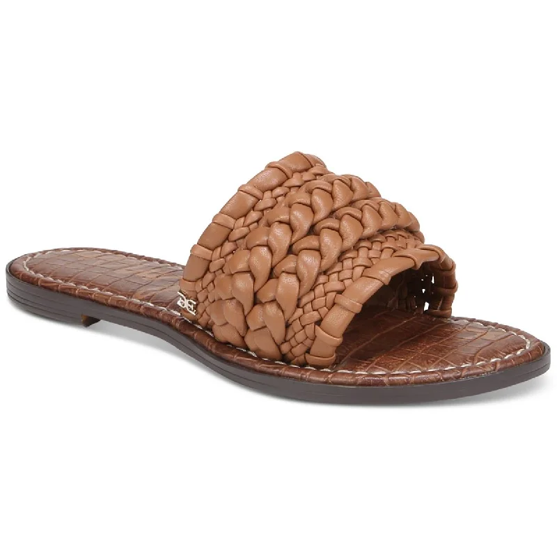 Sandals with padded heels -Sam Edelman Womens Giada Braided Slide Sandals