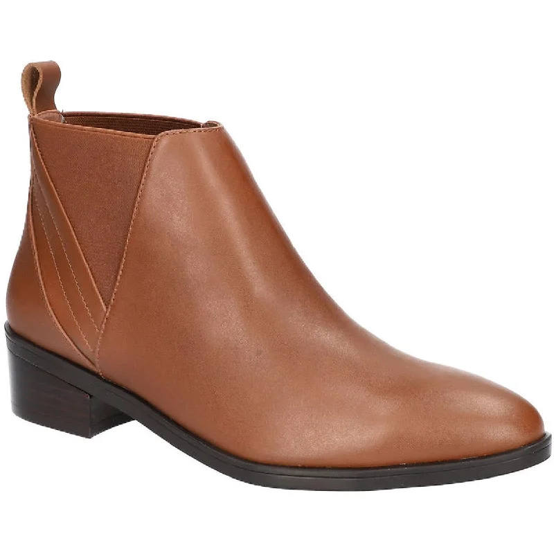 Bella Vita Womens Leather Block Heel Chelsea Boots