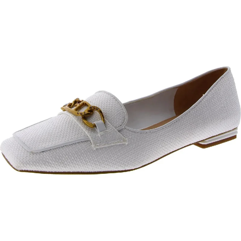 Comfortable loafers for long evening serenity-Franco Sarto Womens TIARI Woven Square Toe Loafers