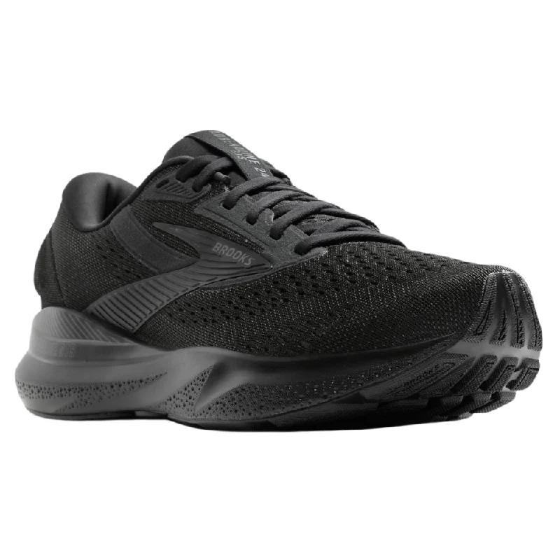 Running shoe for wet run air -Brooks Adrenaline GTS 24 Black/Ebony Running Shoe (Men's)