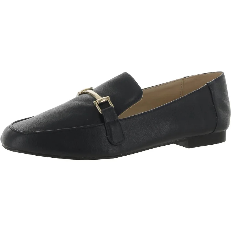 Affordable loafers for budget evening tranquility-Feversole Womens Faux Leather Slip-On Loafers