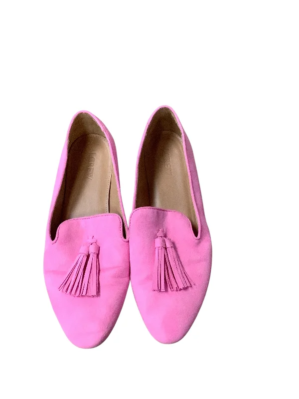 Flats with light heel padding -Shoes Flats By J. Crew In Pink, Size: 9