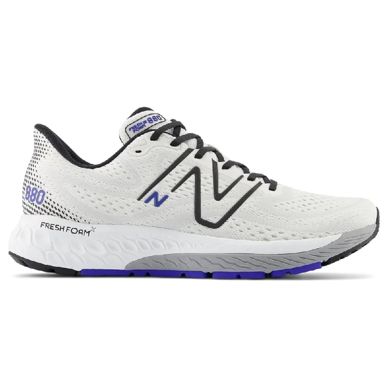 Running shoe with fuzzy run beds -New Balance Fresh Foam X 880v13 White Running Shoe (Men's)