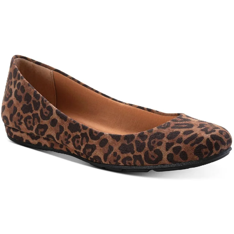 Flats for evening seaside strolls -Sun + Stone Womens Eliana Microfiber Almond Toe Ballet Flats