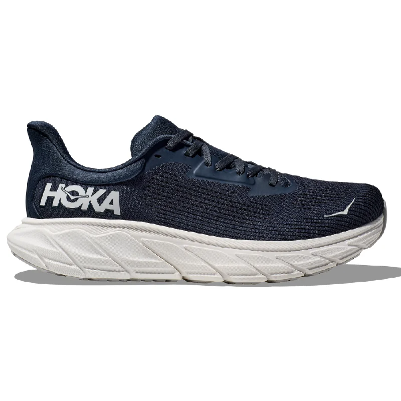 Running shoe for desk run repose -Hoka Arahi 7 Outer Space/White Running Shoe (Men's)