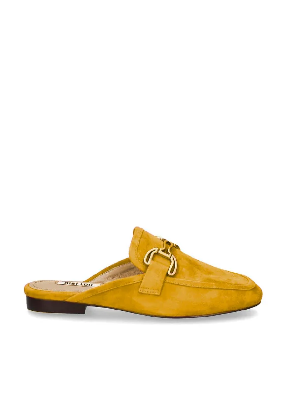 Cushy slippers for nap time -Vela Slipper - Mustard Yellow