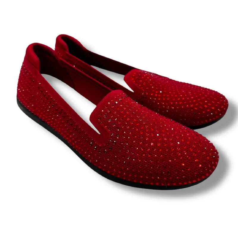 Flats for trendy sunny vibes -Shoes Flats By Clarks In Red, Size: 9