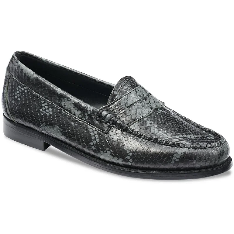 Breathable loafers for warm evening calm-G.H. Bass & Co. Womens Leather Slip-On Loafers