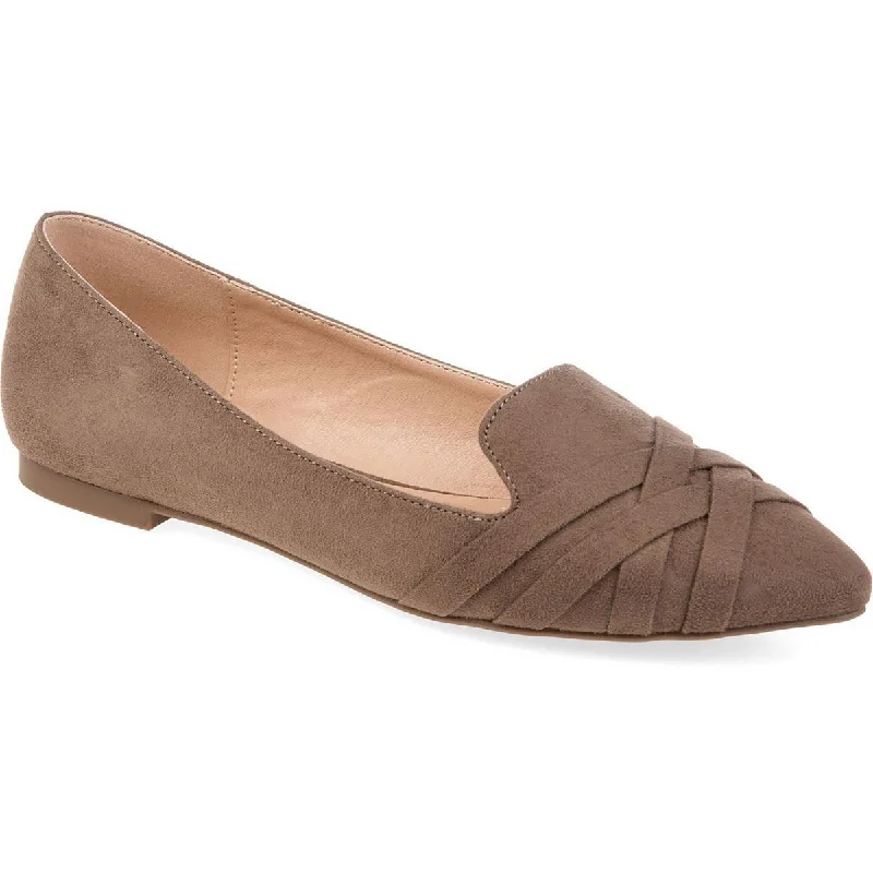 Cheap loafers for simple dusk sophistication-Journee Collection Womens Mindee Faux Suede Loafers