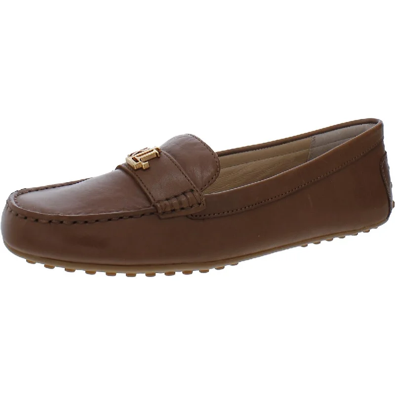 Trendy loafers for chic dusk refinement-Lauren Ralph Lauren Womens Barnsbury Leather Driving Loafers