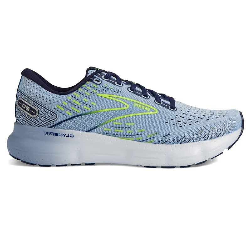 Running shoe with green run tones -Glycerin 20 Running Shoe