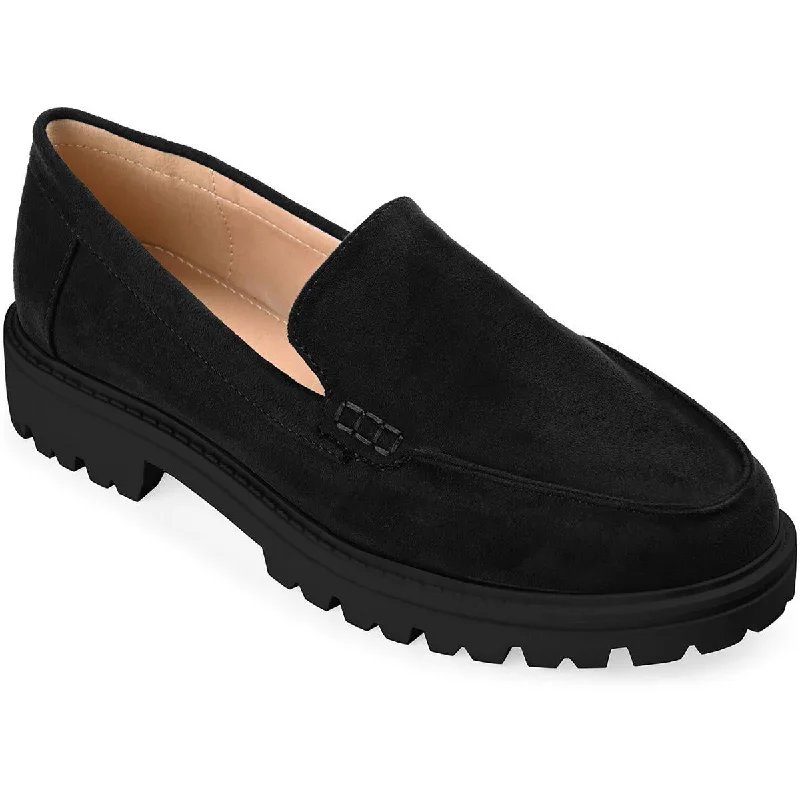 Lightweight loafers for sunny evening calm-Journee Collection Womens Erika Faux Suede Slip-On Loafers