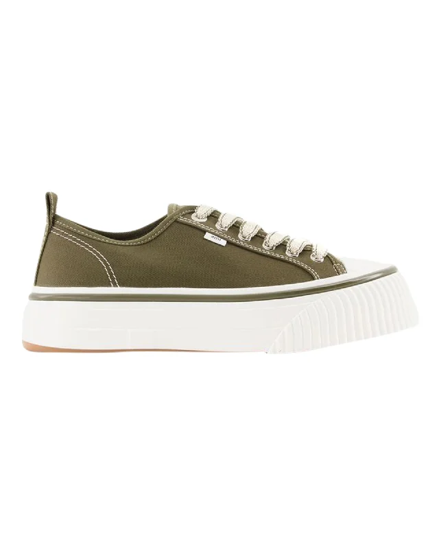 Low Top Ami 1980 Sneakers - AMI Paris - Cotton - Dark Olive