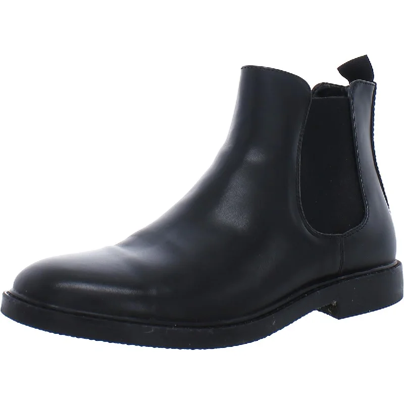 Unlisted by Kenneth Cole Men's Peyton Faux Leather Chelsea Boots