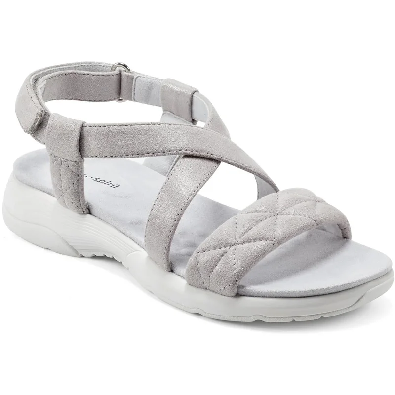 Sandals for hot weather -Easy Spirit Womens Treasur 2 Strappy Wedge Sandals