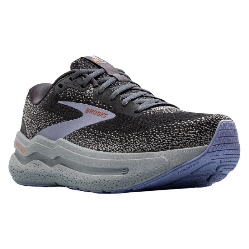 Running shoe with cool run hush -Brooks Ghost Max 2 Ebony/Sweet Lavender/Alloy Running Shoe (Women's)