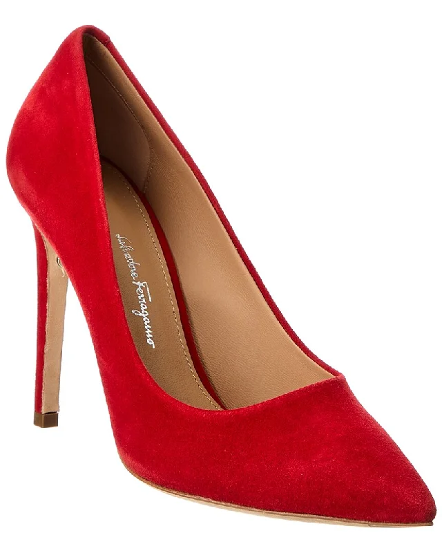 Ferragamo Ilary X5 Suede Pump