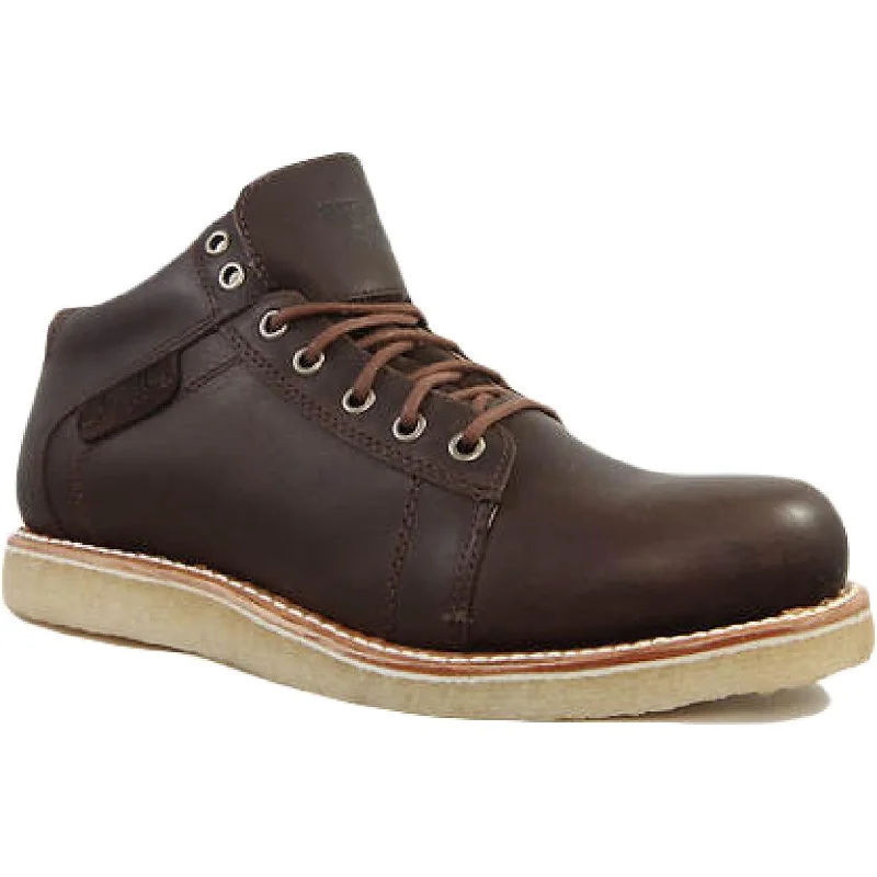 Superlamb Mens Leather Lace-Up Chukka Boots