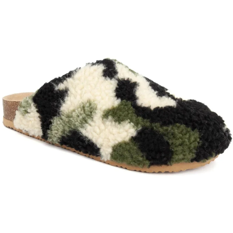 Flats for casual shore suppers -Sugar Womens Ultra Faux Fur Comfort Insole Clogs