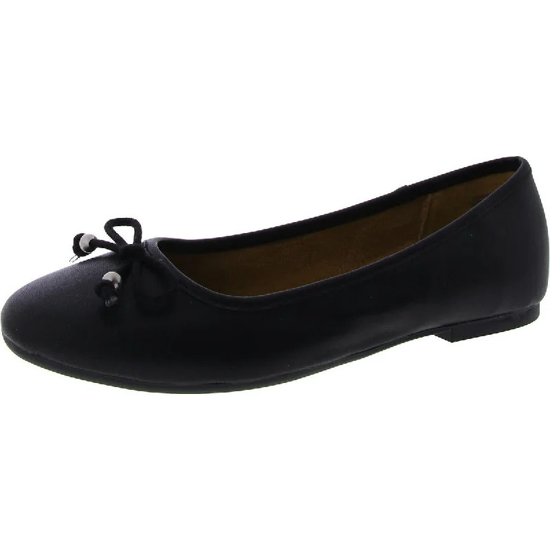 Flats from artisanal eco-brands -Style & Co. Womens Faux Leather Slip On Ballet Flats