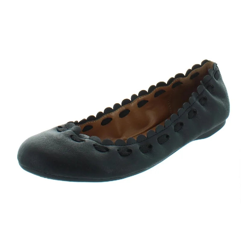 Best flats for sunny urban walks -Style & Co. Womens Barbbee Faux Leather Ballet Flats