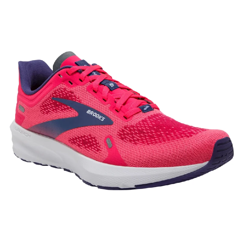 Running shoe for track run crafts -Brooks Launch 9 Pink/Fuchsia/Cobalt Running Shoe (Women's)