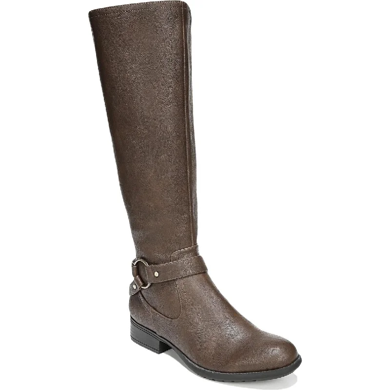 LifeStride Womens X-Felicity Faux Leather Tall Knee-High Boots