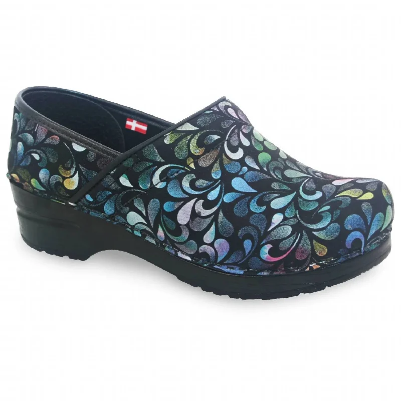 Slippers for porch nap hush -Women's Original Professional Plume Clog In Printed Leather Multicolor