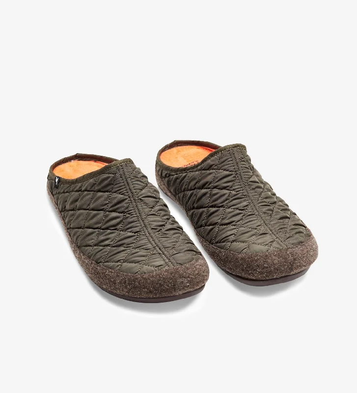 Slippers for desk nap peace -Super soft quilted mule slippers