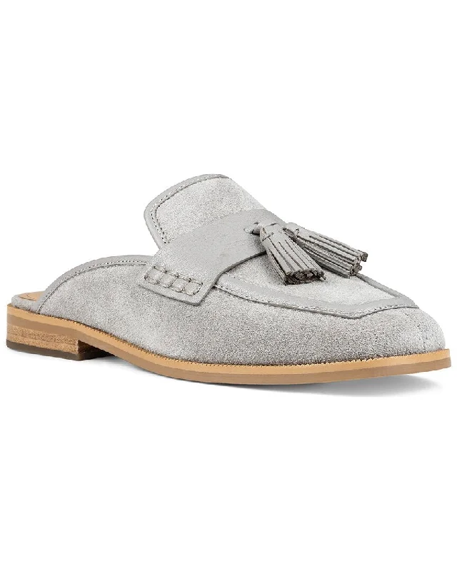 Slippers with slim nap weave -Donald Pliner Bryant Suede Mule