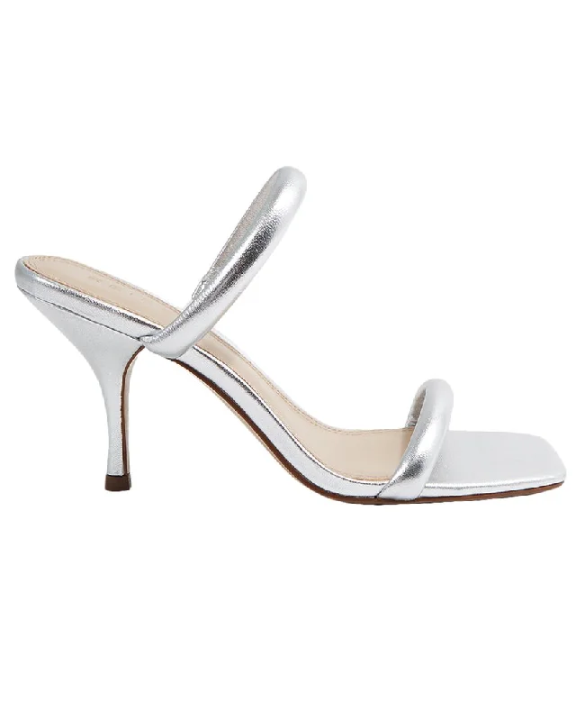 Reiss Emery Leather Double Strap Heel