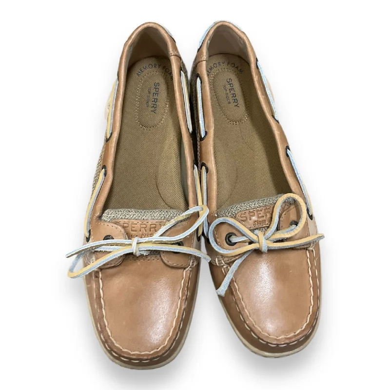 Flats for twilight shore walks -Shoes Flats By Sperry In Tan, Size: 10