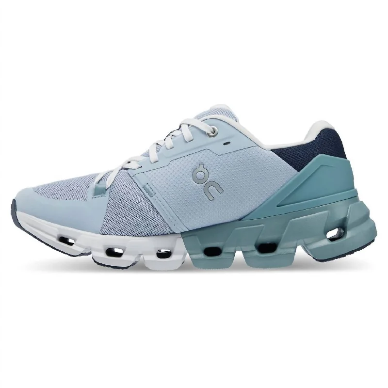 Running shoe with woven branding -Women's Cloudflyer Running Shoes In Nimbus/cobble